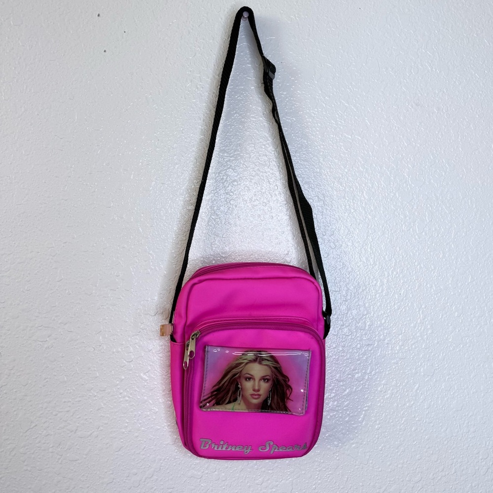 Britney Spears Vintage Y2K 2000 Pink CD Case Pop Icon Holder Purse Bag - Picture 2 of 9